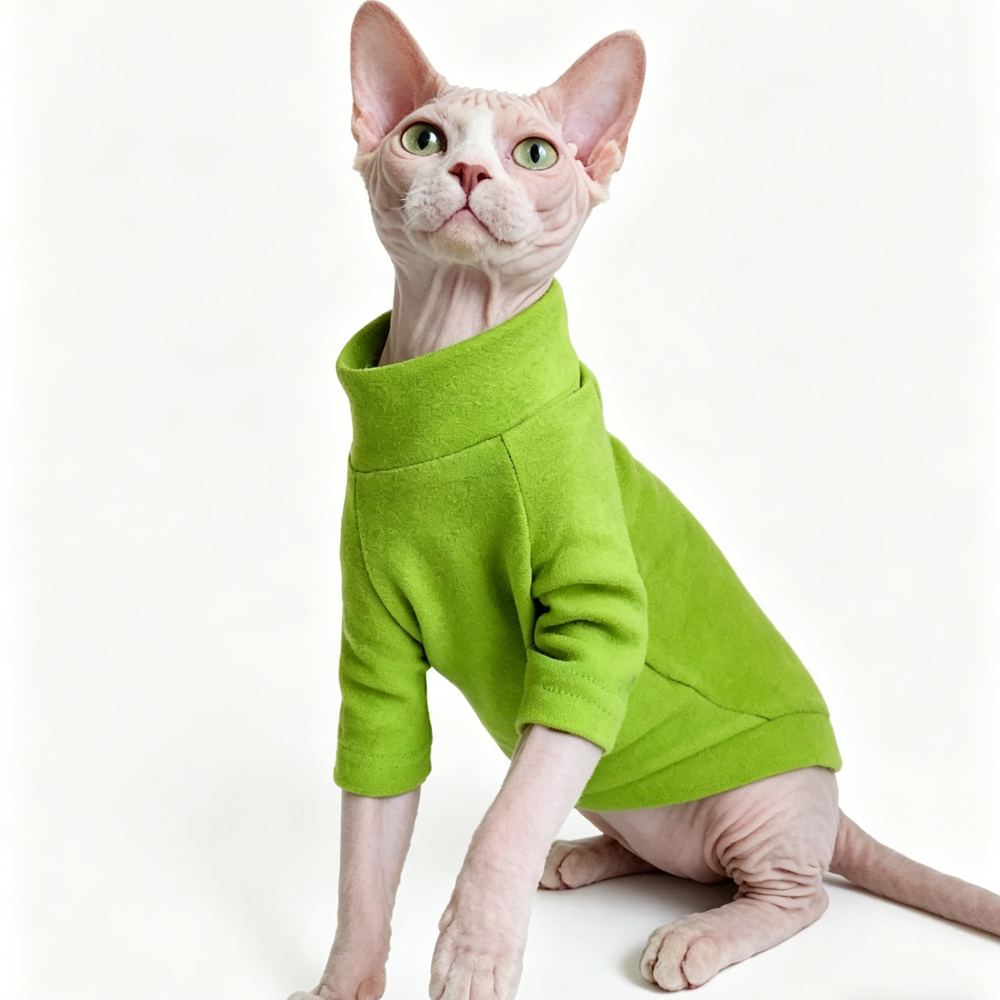 Sphynx Cat Jumpers Soft Warm Cotton Outfit Devon Rex & Cornish Rex In Clothes