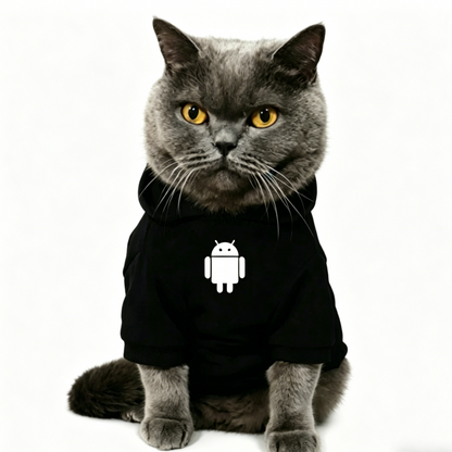 British Shorthair Cat Hoodie Soft Fleece Sweatshirt for Cats & Small Dogs