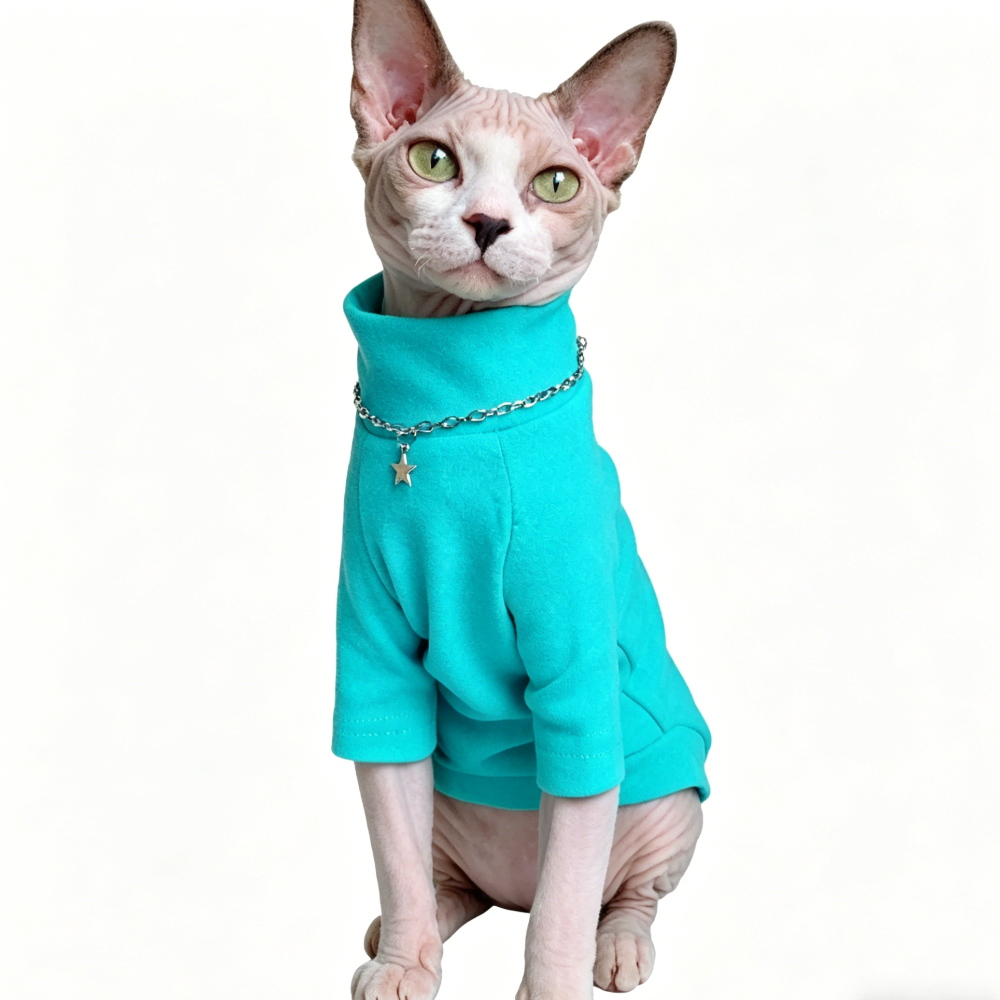 Sphynx Cat Jumpers Soft Warm Cotton Outfit Devon Rex & Cornish Rex In Clothes