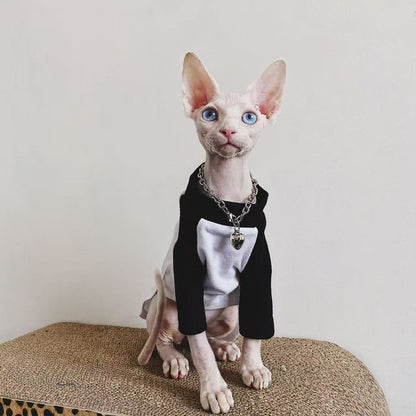 Sphynx Cat Jumpers Soft Cotton Streetwear Hairless Cats Clothes