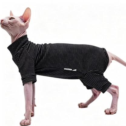 Sphynx Cat Four-Leg Jumpers Soft Warm Bodysuit For Hairless Cats
