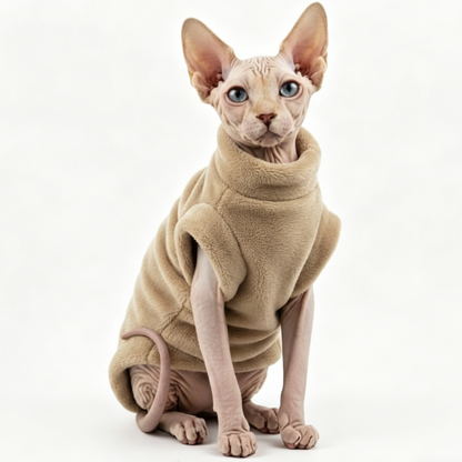 Sphynx Warm Jumpers Devon Rex Cat Soft Clothes