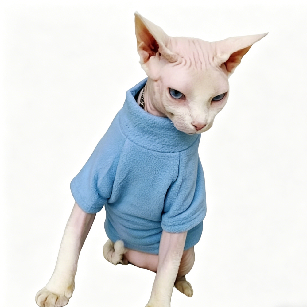 Sphynx Cat Jumper Warm Soft Outfit Devon Rex & Cornish Rex Clothes
