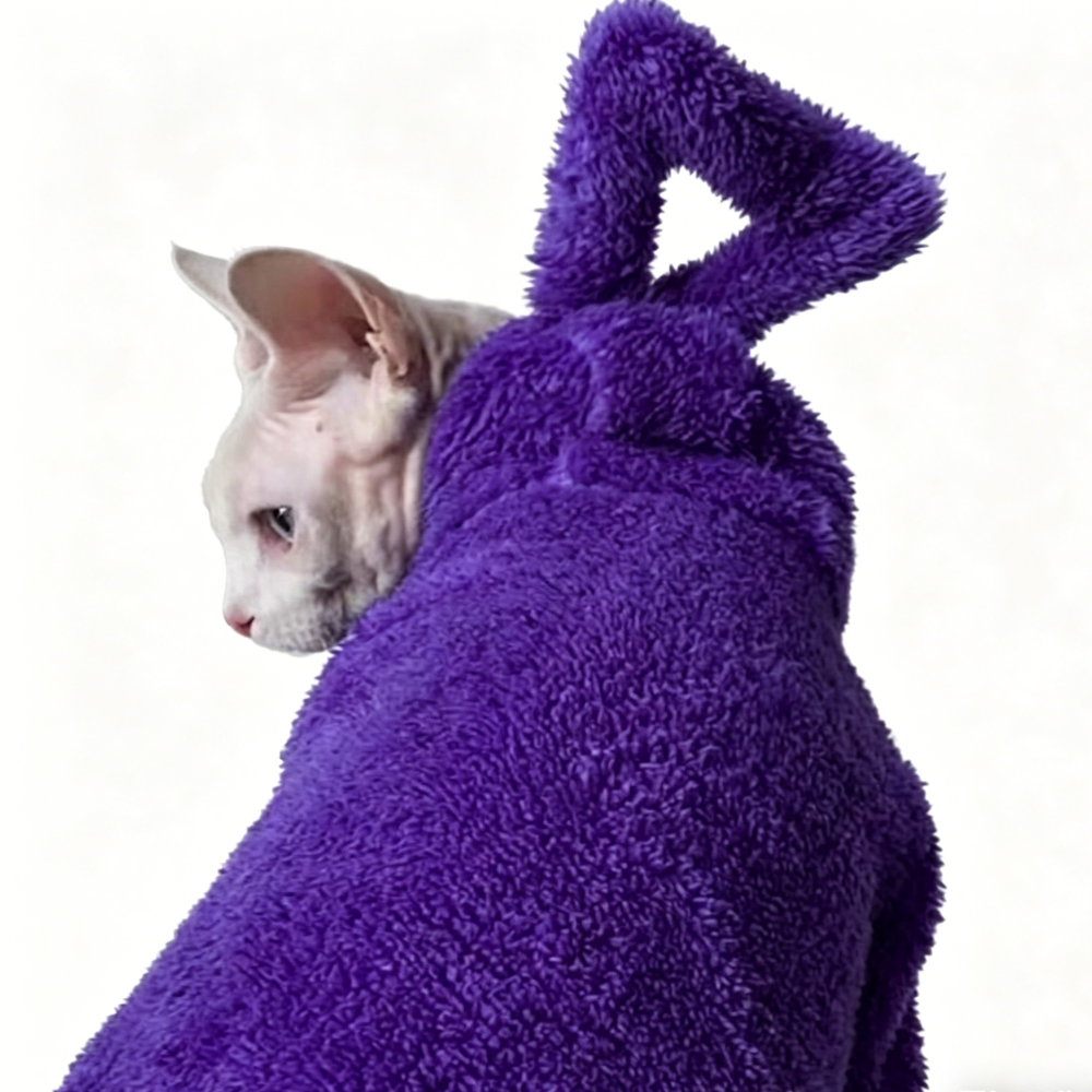 Sphynx Hoodie Warm Soft Devon Rex Cats Cute Jumpers