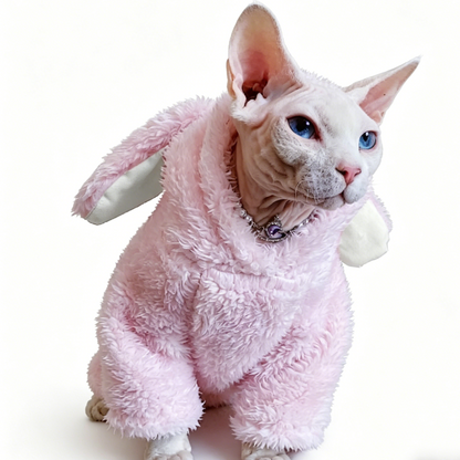 Sphynx Cat Fleece Jumpers & Devon Rex Cats Warm Soft Coats
