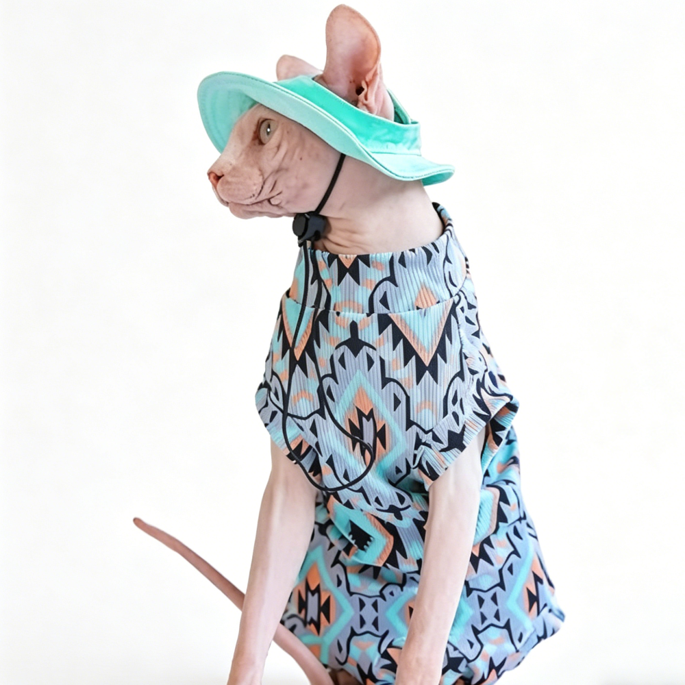 Hairless Cat Summer Jumpers | Breathable Clothes for Sphynx & Devon Rex