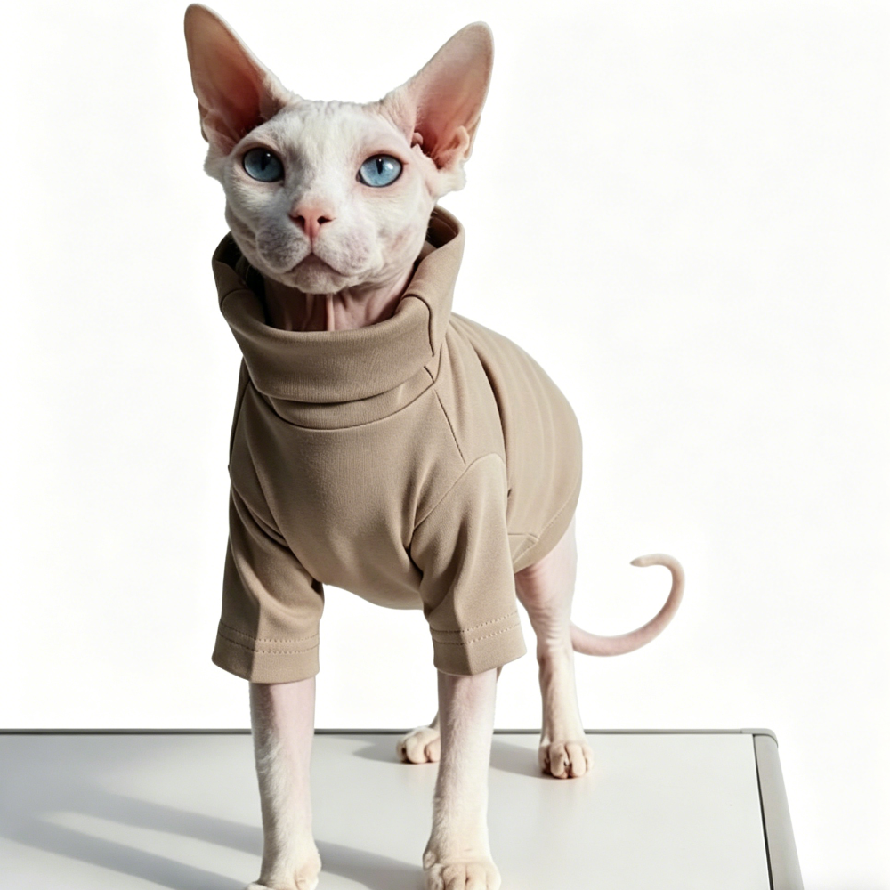 Sphynx Cat Jumper Minimalist Warm Outfits Devon Rex & Cornish Rex Clothes