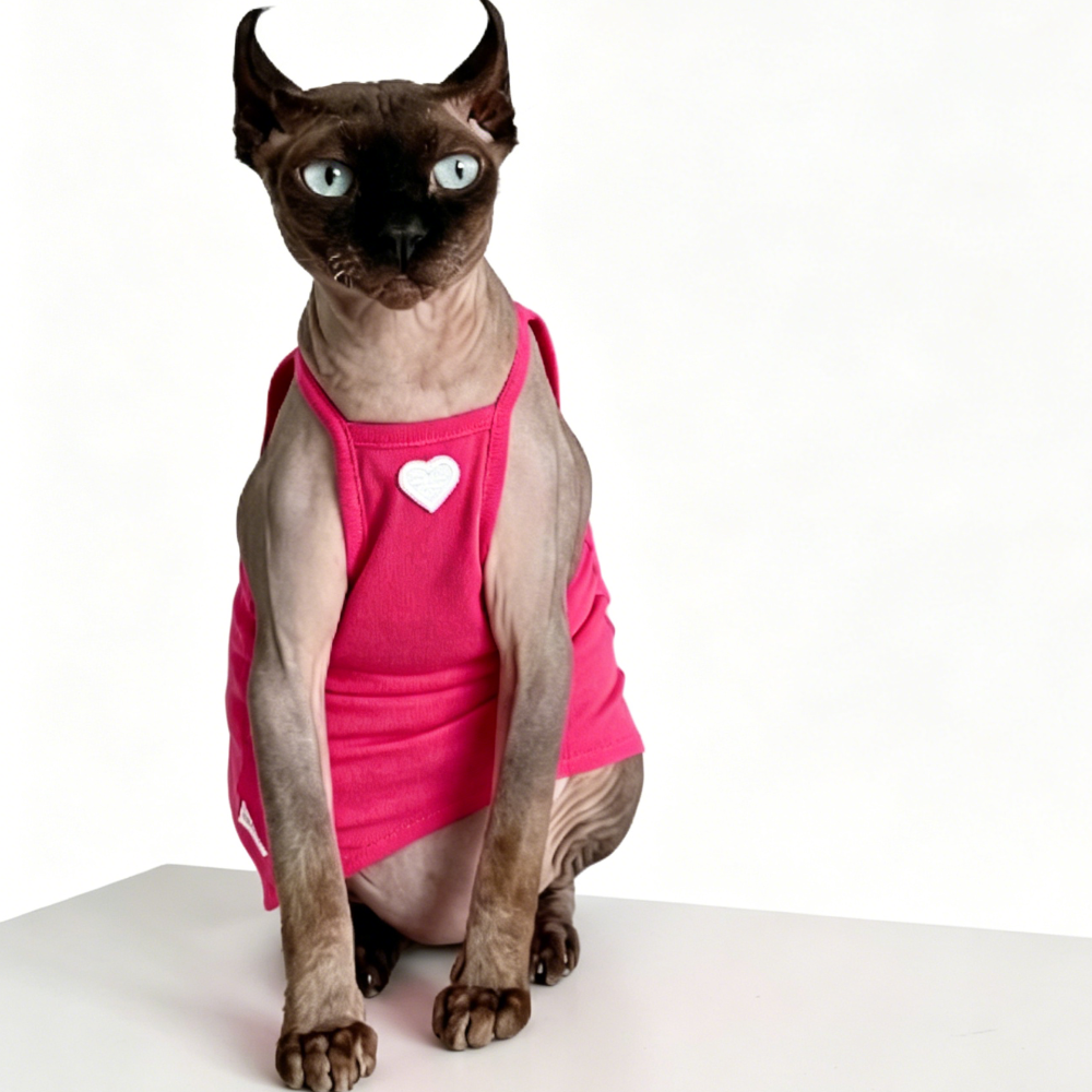 Sphynx Cat Cotton Vest & Jumper Devon Rex & Cornish Rex Clothes