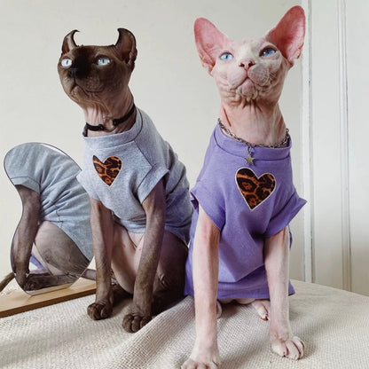 Sphynx Jumpers Devon Rex Cat Cotton Soft Outfit