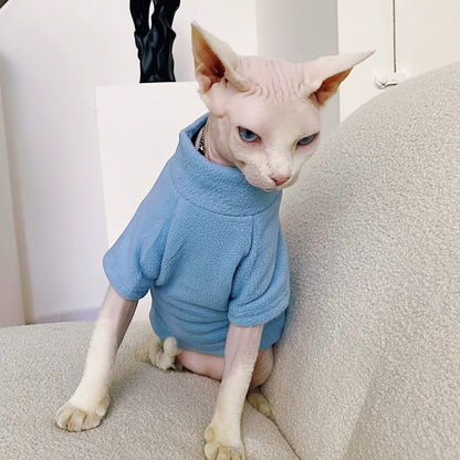 Sphynx Cat Jumper Warm Soft Outfit Devon Rex & Cornish Rex Clothes