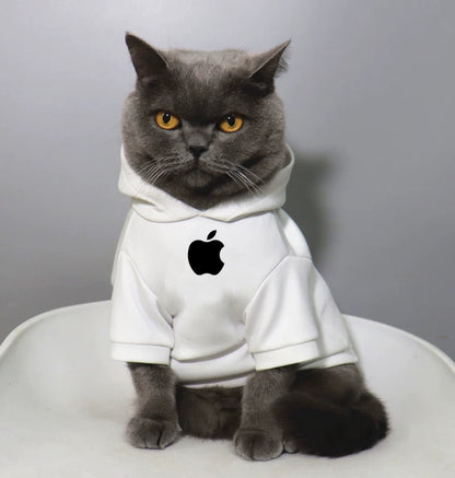 British Shorthair Cat Hoodie Soft Fleece Sweatshirt for Cats & Small Dogs
