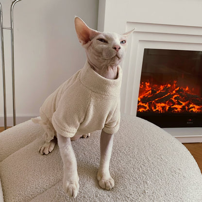 Sphynx Cat Jumper Warm Soft Outfit Devon Rex & Cornish Rex Clothes