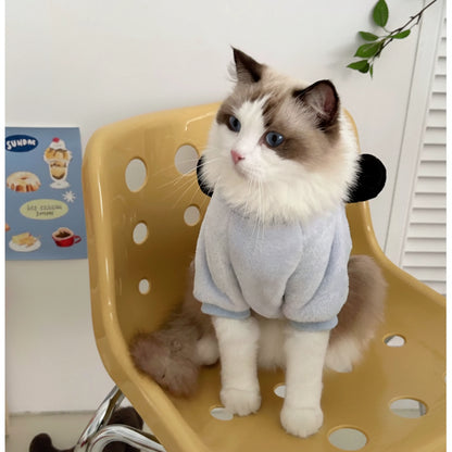 Ragdoll Fluffy Cat Hoodie Soft Warm Kitten Jumper