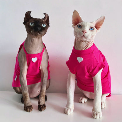 Sphynx Cat Cotton Vest & Jumper Devon Rex & Cornish Rex Clothes