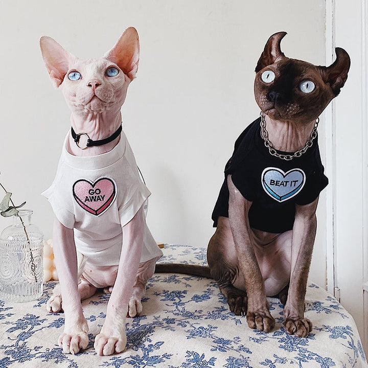 Sphynx Jumpers Devon Rex Cat Cotton Soft Outfit
