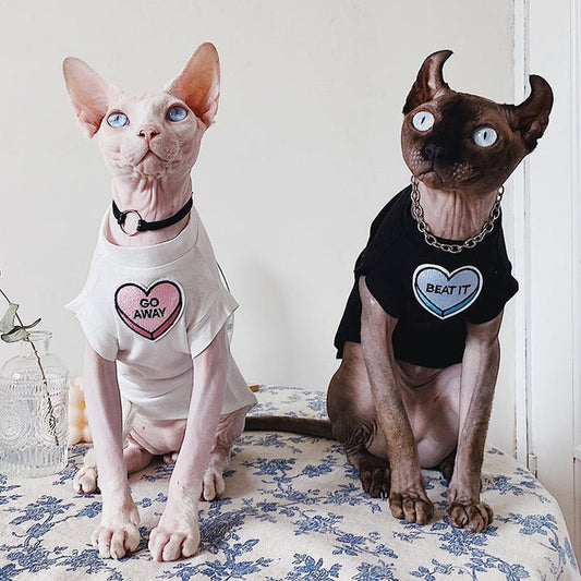 Sphynx Jumpers Devon Rex Cat Cotton Soft Outfit
