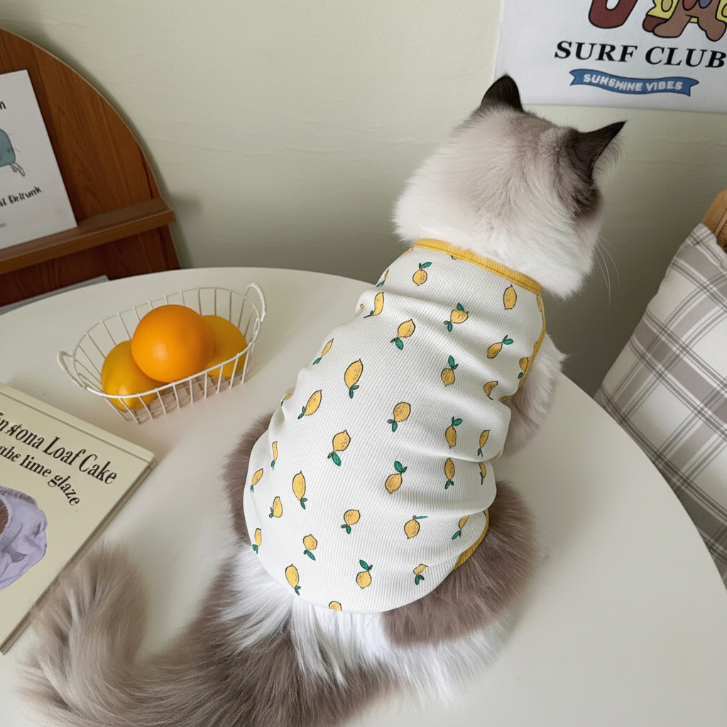 Lemon Vest White Back