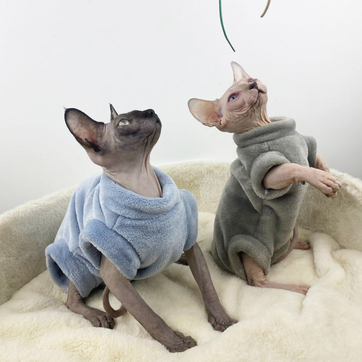 Sphynx Warm Jumpers Devon Rex Cat Soft Clothes